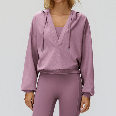 SPARK New Large Deep V Shaped Hoodie ZC9308