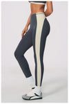 SPARK High Waist Color Block Peach Lift Butt Yoga Leggings ZC2567