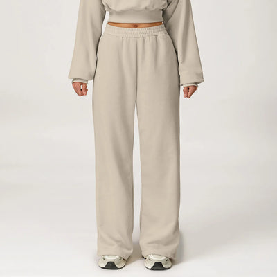 SPARK Autumn & Winter High Waist Wide Leg Sports Sweatpants ZC4507