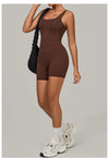 SPARK Quick-dry One-piece Workout Bodysuit with Adjustable Straps TF1410