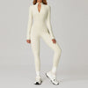SPARK Plush Warm Stand Collar Zipper Long-sleeved Jumpsuit ZC5050