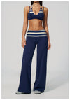 SPARK Retro Polka Dot Fold-Over Yoga Pants ZC4549