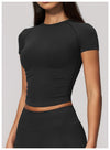 SPARK Seamless Short Sleeve Yoga Athletic Top ZC4535