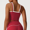 SPARK Fake Two-Piece Square Neck Yoga Tank Top YG2535