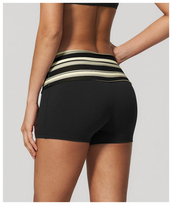 SPARK 2026 Summer New Fold Over Yoga Fitness Shorts ZC4549