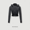 SPARK Retro Removable Hooded Jacket for Women TH25301
