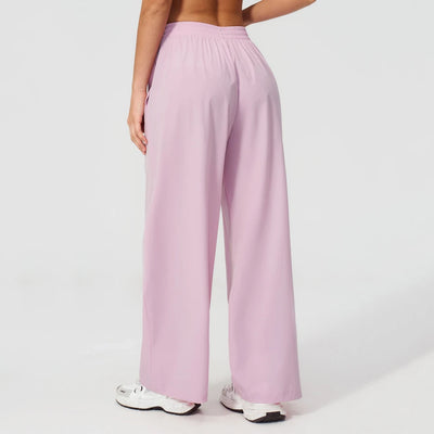 SPARK Color-Block Women's Yoga Pants – UV Sun Protection & Loose Fit ZC3598