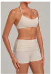 SPARK Women's Halter Neck Sports Bra with Built-In Pads TF8402