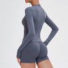 SPARK Seamless Crew Neck Yoga Long Sleeve Top ZC5081