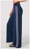 SPARK Women's Contrast Color Wide Leg Yoga Pants ZC3588