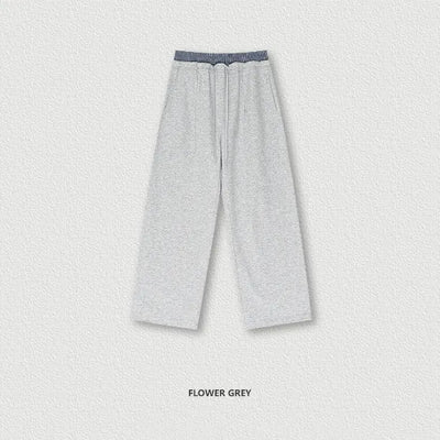 SPARK Double Waist Casual Wide Leg Pants TH25154