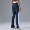 SPARK Contrast Color Yoga Flared Pants DQ25092