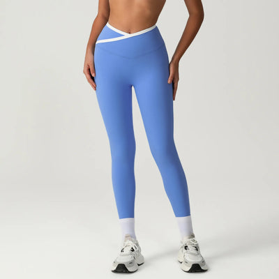 SPARK Nude Tight Cross High Waist Yoga Pants YG2536