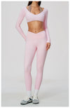 SPARK Women's Naked-Feel Cross Waist Yoga Leggings ZC2588