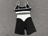 SPARK Women's Color-block Premium Activewear Yoga 2 Piece Set TF6211
