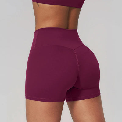 SPARK New Women's High-Waisted Quick-Drying Yoga Shorts ZC2551