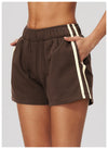 SPARK Women’s Color Block Thick Athletic Shorts | Low-Rise Slimming Workout & Casual Shorts ZC3005