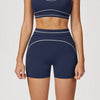 SPARK Contrast Color Folded High Waist Shorts ZC7028