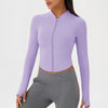 SPARK Yoga Jacket Stand Collar Tops For Women YEL52567