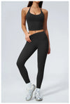 SPARK Women's Halter Neck Tie-Up Yoga Tank Top ZC5560