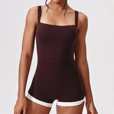 SPARK Simple Style Yoga Sports Running Fitness Jumpsuit CY4094