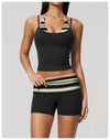 SPARK New Color-blocked Polka Dot Yoga Tank Top ZC4549