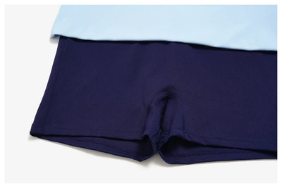 SPARK Women's Fold-Over Waist Naked-Feel Yoga Shorts ZC2570