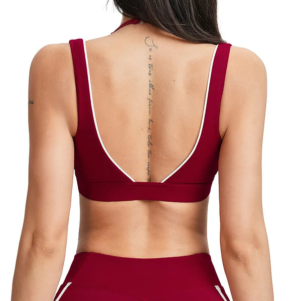 SPARK Color Blocking Stylish layering Yoga Fitness Bra ZC5079