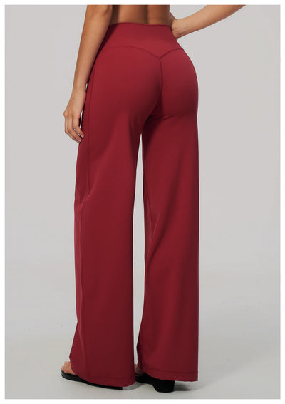 SPARK Women's High-Waisted Wide-Leg Yoga Pants ZC2585
