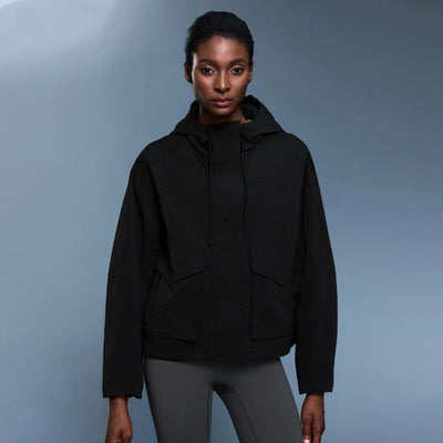 SPARK Light Outdoor Waterproof Hooded Jacket For Women DQ25126