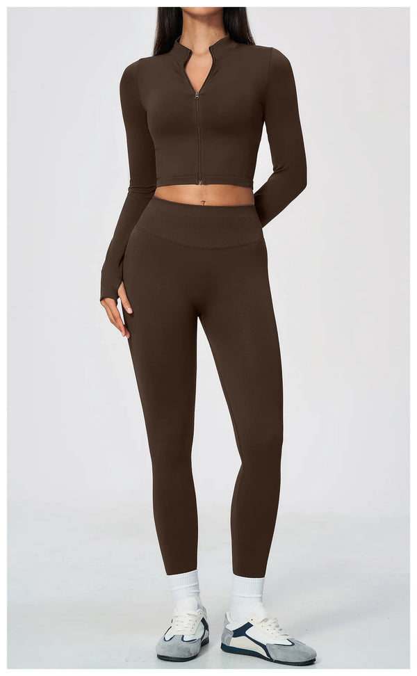 SPARK Seamless Women’s Cropped Yoga Fitness Jacket ZC5112