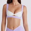 SPARK Sexy Contrast Twisted Bra With a Hole QY6538