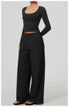 SPARK Women's Loose Wide-Leg Fit Athletic Pants ZC9599