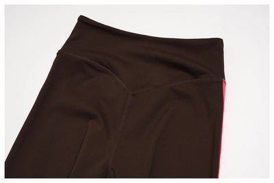 SPARK Women’s Color-Block High-Waisted Tummy Control Yoga Leggings ZC2578