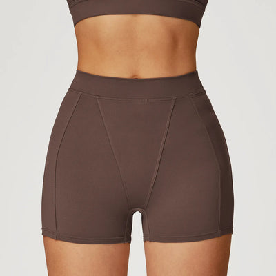 SPARK Naked Sensation High-Waisted Yoga Shorts for Women ZC4509