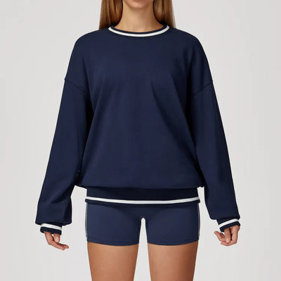 SPARK Autumn Contrast Color Leisure Windproof Sweatshirt ZC7028