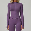 SPARK Slim-fit Zip-up Yoga Jacket For Women ZC7725