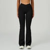 SPARK Cross High Waist Flared Pants for Women ZC2030