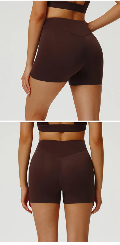 Women's High Waist Yoga Fitness Shorts CT2157