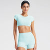 SPARK Backless T-shirt Sports Yoga Top RX1339