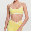 SPARK Contrast Color Spaghetti Straps Fitness Sports Bra RX6008