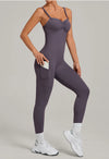 SPARK Women’s Versatile Yoga Jumpsuit with Side Pockets TF80663