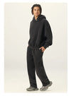 SPARK Unisex Washed-Style Plush-Lined Sweatshirt Set PL8305