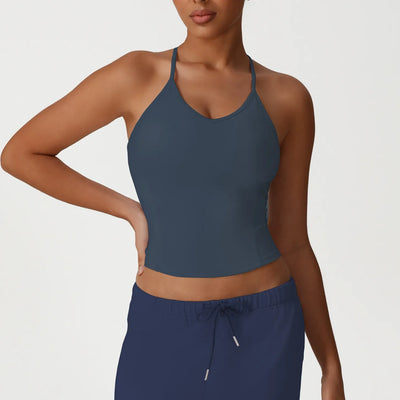 SPARK Thin Strap Yoga Tank Top Beautiful Back YG2525