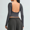 SPARK Yoga Backless Crop Top YJ0203