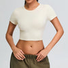 SPARK Yoga Short Sleeve Crop Tee YJ0202