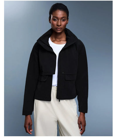 SPARK Outdoor Windbreaker with Storable Hooded Jacket For Women DQ25125