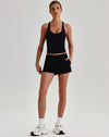 SPARK Women's Racerback Tank Top&Quick Dry Shorts 2 Piece Yoga Set LQ4123
