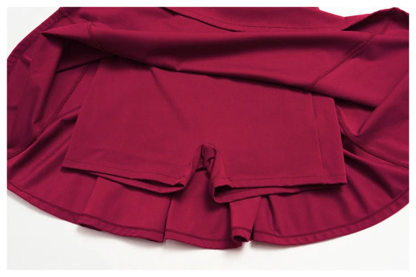 SPARK Women's Yoga Fitness Tennis Dress Built-In Shorts ZC5558