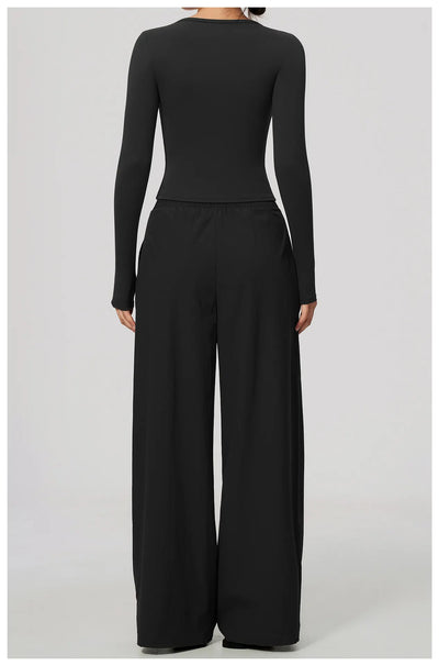 SPARK Women's Loose Wide-Leg Fit Athletic Pants ZC9599